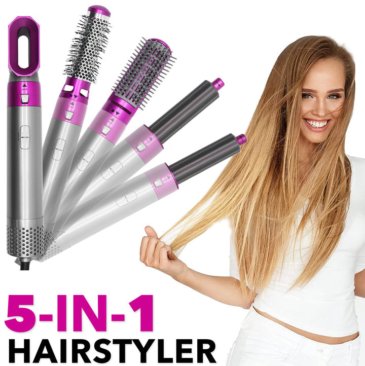 5 i 1 Magic Hair Styler - Style dit hår uden at skade det.