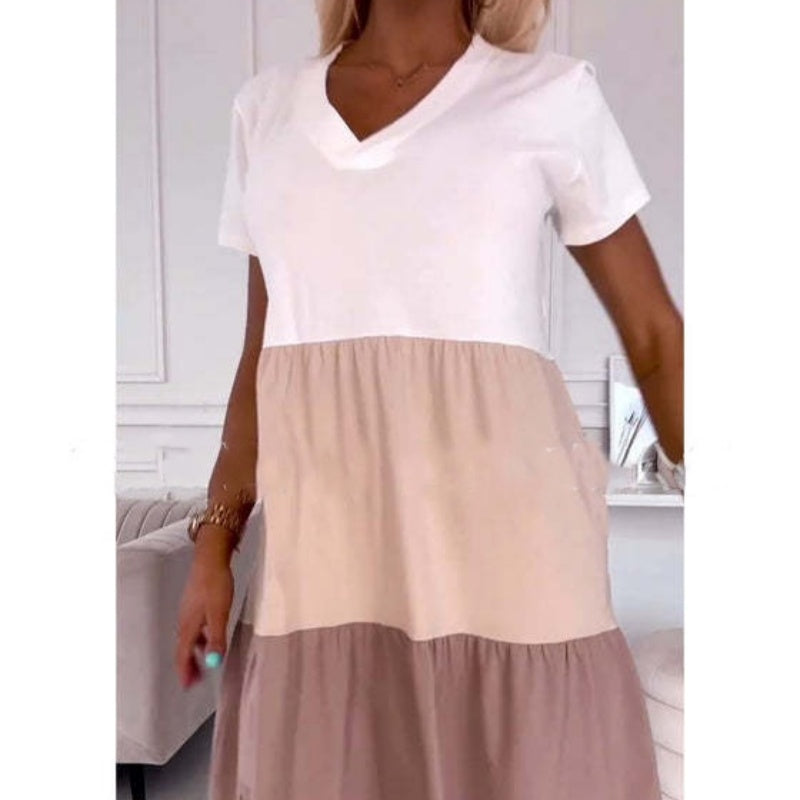 ✨Elegant kjole med V-udskæring